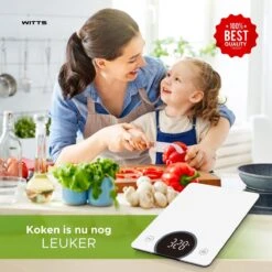 Witts Digitale Precisie Keuken Weegschaal – 1gr Tot 10 Kg – Tarra Functie – Elektrisch – Wit -Merkloos Verkoopwinkel 1200x1200 1402