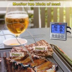 ThermoPro Dubbele Vleesthermometer Digitaal - BBQ Thermometer - Incl. Batterij -Merkloos Verkoopwinkel 1200x1200 1453