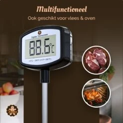 Suikerthermometer Digitaal – Kookthermometer – Vleesthermometer – Kerntemperatuurmeter – Draadloos – Thermometer Ook Geschikt Voor Vlees, BBQ, Oven -Merkloos Verkoopwinkel 1200x1200 1459