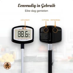 Suikerthermometer Digitaal – Kookthermometer – Vleesthermometer – Kerntemperatuurmeter – Draadloos – Thermometer Ook Geschikt Voor Vlees, BBQ, Oven -Merkloos Verkoopwinkel 1200x1200 1460