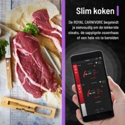 ROYAL CARNIVORE® | Draadloze BBQ Thermometer | Barbecue Vleesthermometer | Kernthermometer | Bluetooth Met App -Merkloos Verkoopwinkel 1200x1200 1492
