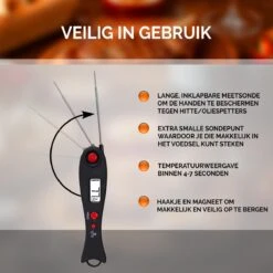 Mancor Vleesthermometer BBQ Thermometer Digitaal Keukenthermometer Accessoires Voedselthermometer - Inklapbaar -Merkloos Verkoopwinkel 1200x1200 1516
