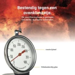 Tool Meister OT4 - Oventhermometer - Keuken/Kook Thermometer - Analoog - 0°C Tot 400°C -Merkloos Verkoopwinkel 1200x1200 1542
