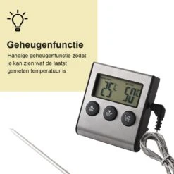 Lynnz® Digitale Thermometer Met Draad - Kernthermometer - Bbq Accesoires - Suikerthermometer - Vleesthermometer - Oventhermometer - Digitaal -Merkloos Verkoopwinkel 1200x1200 1549