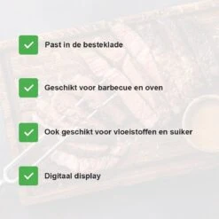 Lynnz® Digitale Thermometer Met Draad - Kernthermometer - Bbq Accesoires - Suikerthermometer - Vleesthermometer - Oventhermometer - Digitaal -Merkloos Verkoopwinkel 1200x1200 1551