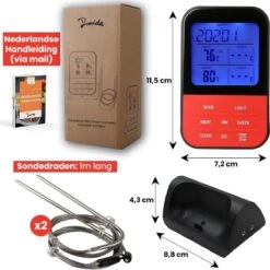 Vleesthermometer Draadloos Met Timer - BBQ Thermometer – Kernthermometer – Suikerthermometer – Keukenthermometer -Merkloos Verkoopwinkel 1200x1200 1587