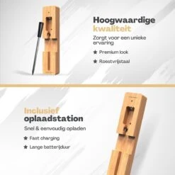 Vulpes Kitchen® Vleesthermometer Pro - Draadloos - Bluetooth & App - 2 In 1 Oventhermometer - RVS & Fast Charger - 30 Meter -Merkloos Verkoopwinkel 1200x1200 1599