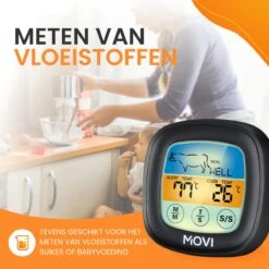 Movi® Mini+ Vleesthermometer - Bbq Thermometer – Kamado - Oventhermometer - Vleesthermometer Draadloos – Keukenthermometer - Suikerthermometer - Vloeistofthermometer – Barbecue Accessoires - Inclusief E-Book - Kookwekker - -Merkloos Verkoopwinkel 1200x1200 1613
