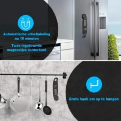 Premium Digitale Keuken Thermometer Met Flashlight- Vleesthermometer - Kookthermometer - Bbq Thermometer - Suikerthermometer Met Hold Functie -Merkloos Verkoopwinkel 1200x1200 1616