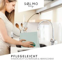 Sølmo I Designer Placemat PU Leather, Hittebestendig Twee Kleuren I 4st Placemat Afveegbaar Met Onderzetter, Placemat Leer, Placemat Leer, Placemat Kinderen (Hemelsblauw/Zilver) -Merkloos Verkoopwinkel 1200x1200 1714