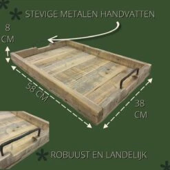 Houten Dienblad Old Dutch 58 Cm Landelijk Dienblad Rechthoek 17 Houten Dienblad Old Dutch 58 Cm Landelijk Dienblad Rechthoek -Merkloos Verkoopwinkel 1200x1200 1799