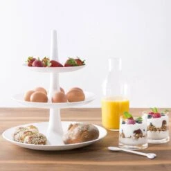 Koziol Babell Etagere - 3 Laags - Large - Wit -Merkloos Verkoopwinkel 1200x1200 1804