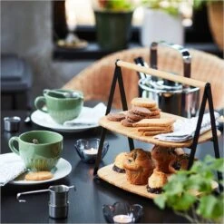 OMID HOME Bamboe Etagere 2-laags / High Tea Serveerplateau / Tapas Kaasplankje/ Borrelplank / -Merkloos Verkoopwinkel 1200x1200 1850