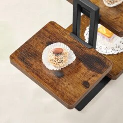 ACAZA Serveertoren Uit 3 Planken, Serveerset, Vintage Bruin -Merkloos Verkoopwinkel 1200x1200 1858