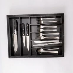 Merkloos Decopatent® Uitschuifbaar Bestekbak - Besteklade - 7 Vaks -> Uitschuifbaar Naar 9 Vakken - Bestekbakken Organizer - Bamboe - Zwart 10 Merkloos Decopatent® Uitschuifbaar Bestekbak - Besteklade - 7 Vaks -> Uitschuifbaar Naar 9 Vakken - Bestekbakken Organizer - Bamboe - Zwart -Merkloos Verkoopwinkel 1200x1200 186