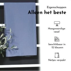 Today Rond Tafelkleed - Tafellaken - Ø180cm - Polyester - Denim - Lichtblauw 9 Today Rond Tafelkleed - Tafellaken - Ø180cm - Polyester - Denim - Lichtblauw -Merkloos Verkoopwinkel 1200x1200 1910