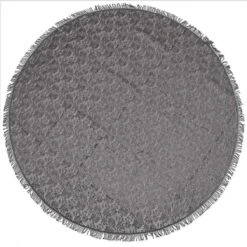 Unique Living Tuintafelkleed Foam Unique Outdoor 160cm Rond Antraciet