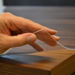 Merkloos Doorzichtig Tafelzeil 2.2 Mm - 80cm Breed - 100% Transparant, Glashelder - Hoge Kwaliteit Tafelbeschermer - 80 X 140 Cm