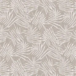 Merkloos Bonita Tafelzeil 160cm Rond - Beige Botanic - 16X/02