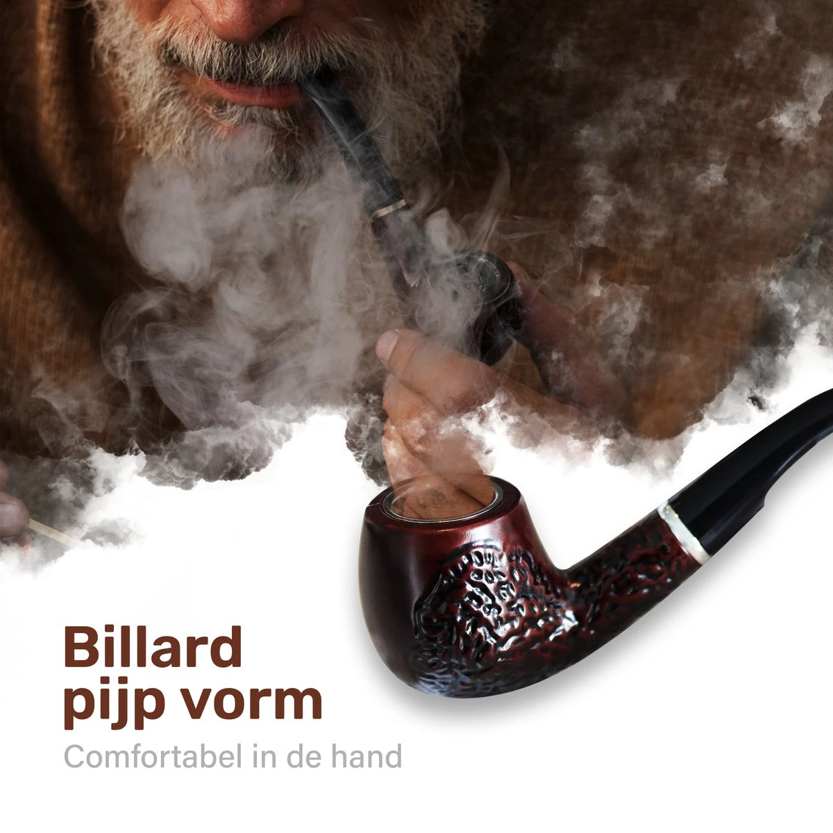 LBB - Klassiek Billard - Rookpijp - Tabakspijp - Pijp Roken 4 LBB - Klassiek Billard - Rookpijp - Tabakspijp - Pijp Roken - Afbeelding 4