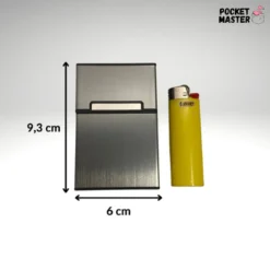 PocketMaster® Sigaretten Doosje - Zwart - Aluminium - Sigaretten Houder/Hoesje - Weerbestendig - Stevig En Luxe Opbergdoosje 9 PocketMaster® Sigaretten Doosje - Zwart - Aluminium - Sigaretten Houder/Hoesje - Weerbestendig - Stevig En Luxe Opbergdoosje -Merkloos Verkoopwinkel 1200x1200 2090