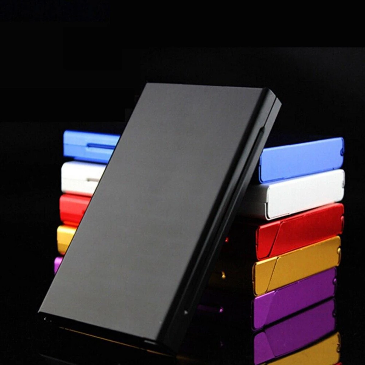 Merkloos Luxe Sigarettendoosje Aluminium – Aluminium Sigarettenhouder 7 Sigaretten - Sigaretten Opbergdoosje - Sigaretten Box – Zilver 2 Merkloos Luxe Sigarettendoosje Aluminium – Aluminium Sigarettenhouder 7 Sigaretten - Sigaretten Opbergdoosje - Sigaretten Box – Zilver - Afbeelding 2