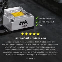 Lopup® Elektrische Sigarettenmaker - Sigarettenmakers - Sigaretten Maker Electrisch - Hulzenstopper - Sigaretten - Exclusieve NL Handleiding - Zilver 13 Lopup® Elektrische Sigarettenmaker - Sigarettenmakers - Sigaretten Maker Electrisch - Hulzenstopper - Sigaretten - Exclusieve NL Handleiding - Zilver -Merkloos Verkoopwinkel 1200x1200 2125