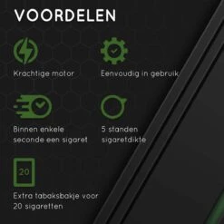 Elektrische Sigarettenmaker – Sigaretten Maker Electrisch – RVS – Sigaretten – Krachtige Motor - Electrische Sigarettenmachine – 25x13x8 Cm -Merkloos Verkoopwinkel 1200x1200 2144