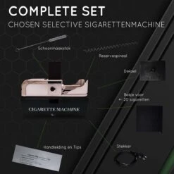 Elektrische Sigarettenmaker – Sigaretten Maker Electrisch – RVS – Sigaretten – Krachtige Motor - Electrische Sigarettenmachine – 25x13x8 Cm -Merkloos Verkoopwinkel 1200x1200 2146