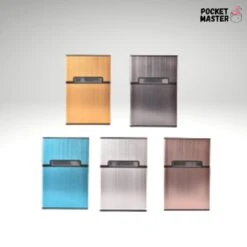 PocketMaster® Sigaretten Doosje - Zilver - Aluminium - Sigaretten Houder/Hoesje - Weerbestendig - Stevig En Luxe Opbergdoosje -Merkloos Verkoopwinkel 1200x1200 2156