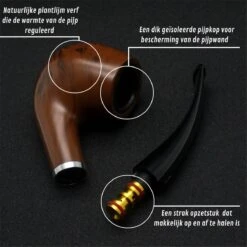 Merkloos Luxe Tabakspijp Set – Ebbenhout – Handgemaakt – Rookpijp – Pijp Roken – Rookpijp Tabak – Tabakspijp Starter Set - Tabakspijp -Merkloos Verkoopwinkel 1200x1200 2161
