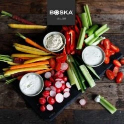 Boska Serveerplank Leisteen L - Met Antislip Voetjes - Beschrijfbaar - Zwart - 33 Cm -Merkloos Verkoopwinkel 1200x1200 2207