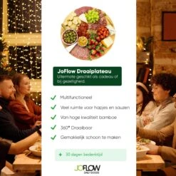 JoFlow Draaiplateau Of Borrelplank - Draaischijf – Draaischotel – 360 Graden Roterend Serveerbord, Hapjesplank, Van Bamboe Hout – Roterende Plaat – ⌀ 35CM 11 JoFlow Draaiplateau Of Borrelplank - Draaischijf – Draaischotel – 360 Graden Roterend Serveerbord, Hapjesplank, Van Bamboe Hout – Roterende Plaat – ⌀ 35CM -Merkloos Verkoopwinkel 1200x1200 2233