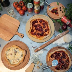 Boska Pizzaplank Amigo L Rond - Borrelplank Van Duurzaam Beukenhout - Met Opvanggeul - Ø 34 Cm -Merkloos Verkoopwinkel 1200x1200 2242