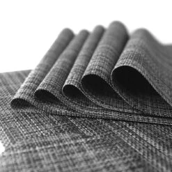 Merkloos De Millennials Duurzame Placemats 6+6 (gratis Coaster) - Zwart- Decoratie - Hittebestendig - Makkelijk Schoon - Fijngeweven PVC - Herbruikbare - Keukenaccessoires - Cadeau -Merkloos Verkoopwinkel 1200x1200 2288