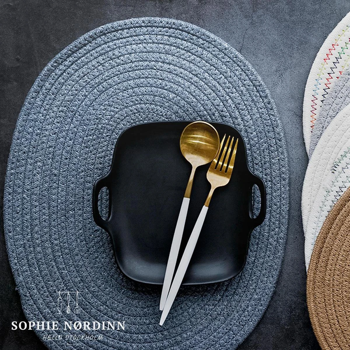 Placemats Van Sophie Nordinn® - Placemat Abisko (Jute) - Set (4 Stuks) Van Katoen - 43 Cm X 34 Cm 9 Placemats Van Sophie Nordinn® - Placemat Abisko (Jute) - Set (4 Stuks) Van Katoen - 43 Cm X 34 Cm - Afbeelding 9