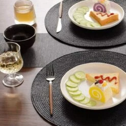 Merkloos Placemats - Rond - 38 Cm - 4 Stuks - Onderlegger - Hitte Bestendig - Donker Grijs - Luxe Uitstraling 11 Merkloos Placemats - Rond - 38 Cm - 4 Stuks - Onderlegger - Hitte Bestendig - Donker Grijs - Luxe Uitstraling -Merkloos Verkoopwinkel 1200x1200 2302