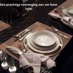 Four Love Placemats Kunststof - Kleur Bruin - Set Van 6 Stuks - Anti Slip Tafelbeschermer - Tafeldecoratie - Housewarming Cadeau - 45 X 30 Cm 7 Four Love Placemats Kunststof - Kleur Bruin - Set Van 6 Stuks - Anti Slip Tafelbeschermer - Tafeldecoratie - Housewarming Cadeau - 45 X 30 Cm -Merkloos Verkoopwinkel 1200x1200 2337