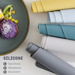 Placemats Van Sophie Nordinn® - Placemat Vaxjo (Donkergrijs) - Placemats Kunststof - Set 4 Stuks - 30x40 Cm -Merkloos Verkoopwinkel 1200x1200 2366