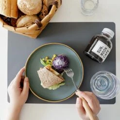 Placemats Van Sophie Nordinn® - Placemat Vaxjo (Donkergrijs) - Placemats Kunststof - Set 4 Stuks - 30x40 Cm -Merkloos Verkoopwinkel 1200x1200 2369