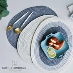 Placemats Van Sophie Nordinn® - Placemat Abisko (Donkergrijs) - Set (4 Stuks) Van Katoen - 43 Cm X 34 Cm -Merkloos Verkoopwinkel 1200x1200 2382
