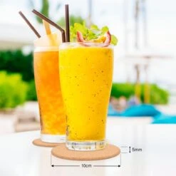 Kurken Onderzetters Voor Glazen Met Houder – Set Van 16 Kurken/Houten Onderzetters – Premium Kwaliteit – Anti-slip – Absorberend – Hittebestendig - Rond – Duurzaam/Milieuvriendelijk -Merkloos Verkoopwinkel 1200x1200 2480