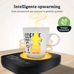 Shutterlight Verwarmde Onderzetter – Tot 85°C – 9 Standen – Timer – Warmhoudplaat Voor Mok Thee & Koffie – Mug Heating Plate – Cup Warmer -Merkloos Verkoopwinkel 1200x1200 2500