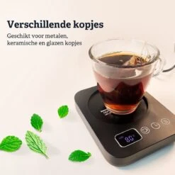 Shutterlight Verwarmde Onderzetter – Tot 85°C – 9 Standen – Timer – Warmhoudplaat Voor Mok Thee & Koffie – Mug Heating Plate – Cup Warmer -Merkloos Verkoopwinkel 1200x1200 2502