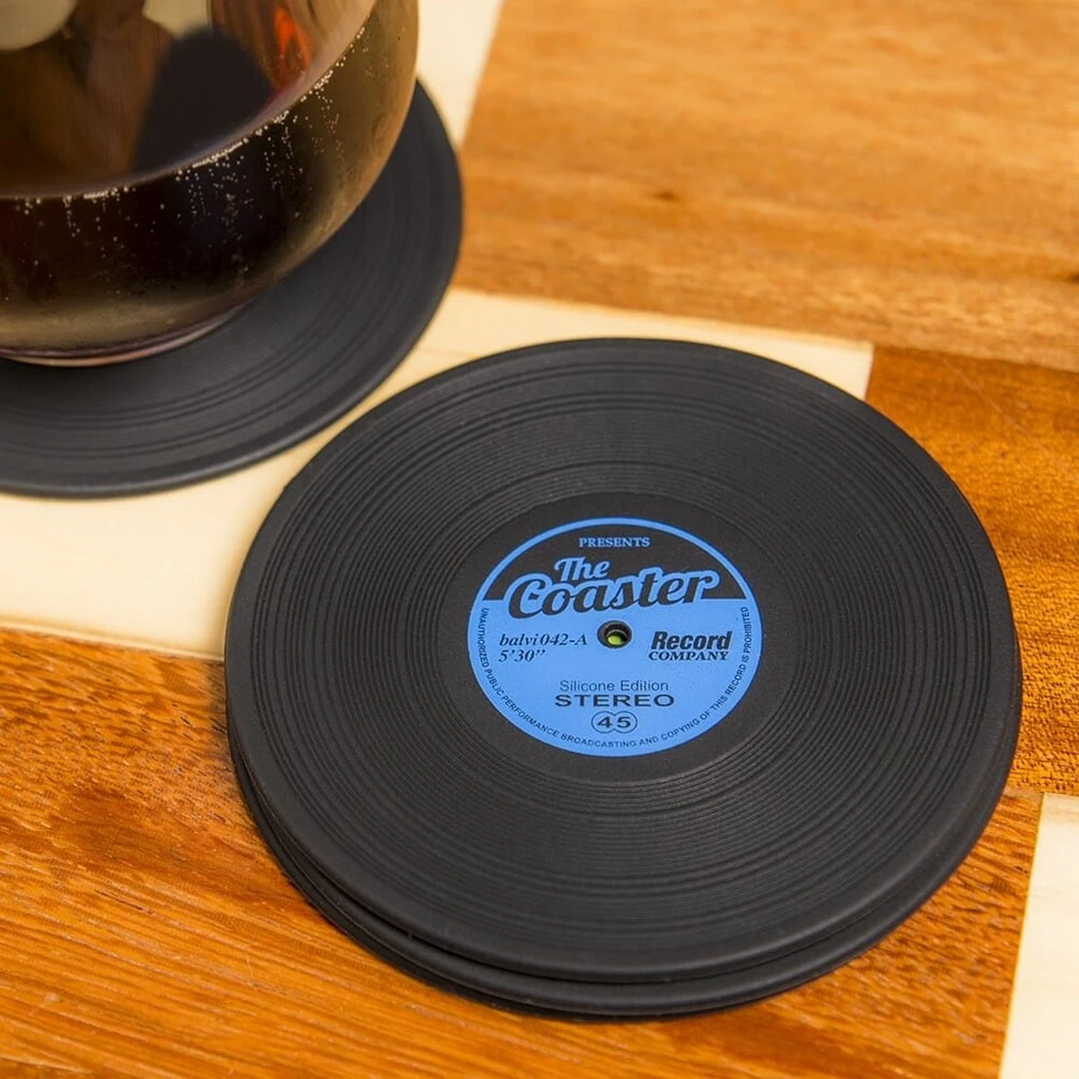 Balvi Set Van 4 LP Onderzetters The Coaster 14 Balvi Set Van 4 LP Onderzetters The Coaster - Afbeelding 14