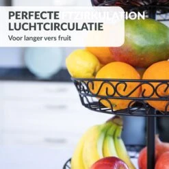 Chefarone Fruit Etagère 3 Laags - Fruitmand Metaal - Fruitschaal - Groentemand - Opberger - Zwart 14 Chefarone Fruit Etagère 3 Laags - Fruitmand Metaal - Fruitschaal - Groentemand - Opberger - Zwart -Merkloos Verkoopwinkel 1200x1200 2604