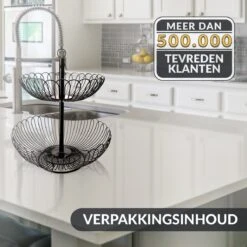 Chefarone Fruit Etagère 2 Laags - Fruitmand Metaal - Fruitschaal - Groentemand - Opberger - Zwart 17 Chefarone Fruit Etagère 2 Laags - Fruitmand Metaal - Fruitschaal - Groentemand - Opberger - Zwart -Merkloos Verkoopwinkel 1200x1200 2613