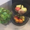 Orange85 Fruitschaal - Zwart - Etagere - Fruitmand - 2 Lagen - Metaal