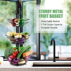 Fuegobird Fruitmand - Fruitmand Metaal - 3 Laags - Afneembaar - Zwart -Merkloos Verkoopwinkel 1200x1200 2665