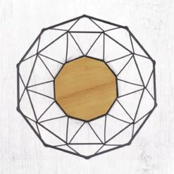 Chefarone Fruitschaal Zwart - Fruitmand - Groentemand - Broodmand - Metaal & Hout -Merkloos Verkoopwinkel 1200x1200 2687